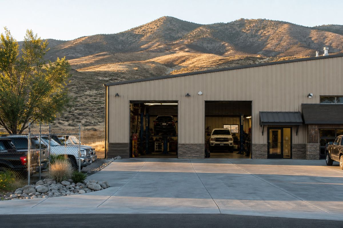 Northern Nevada auto shop exterior